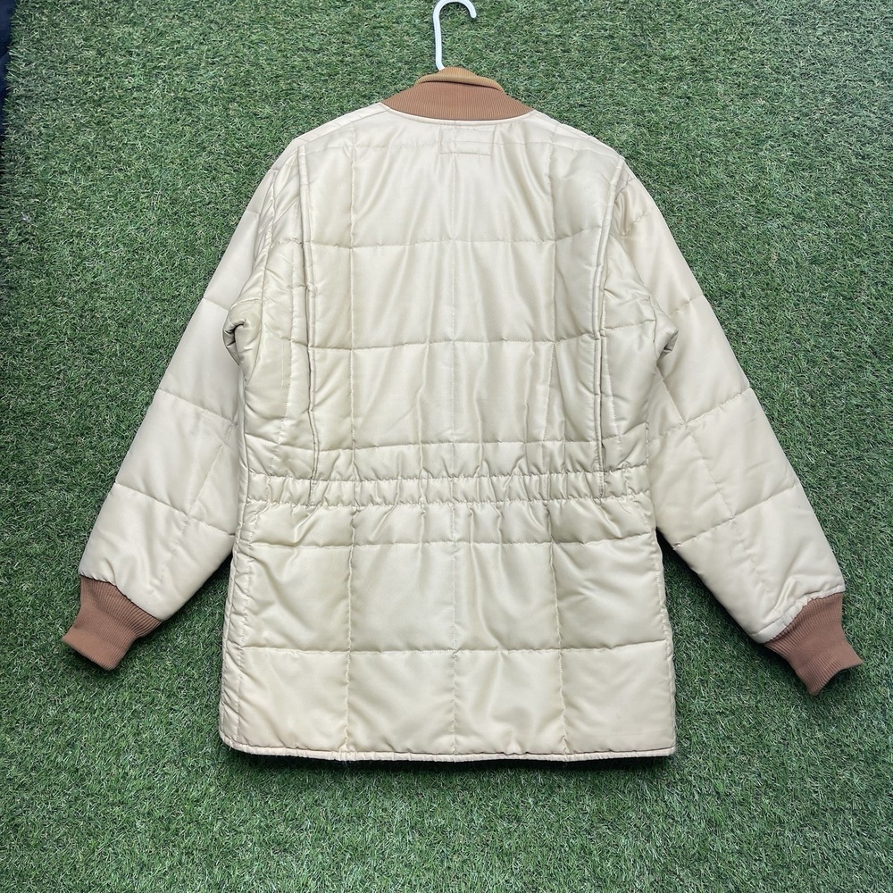 Vintage Scatter Gunner Jacket Mens Medium Shooting Coat Zip Up Quilt Outdoor - Picture 13 of 13